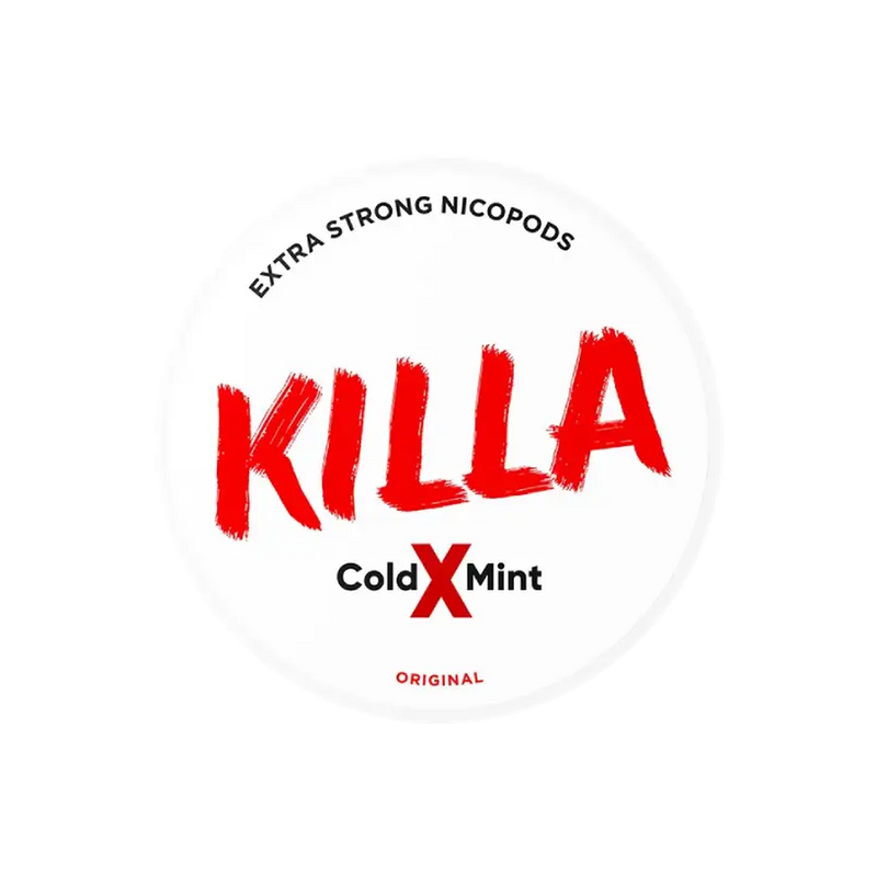 KILLA Cold X Mint – blikje nicotinezakjes