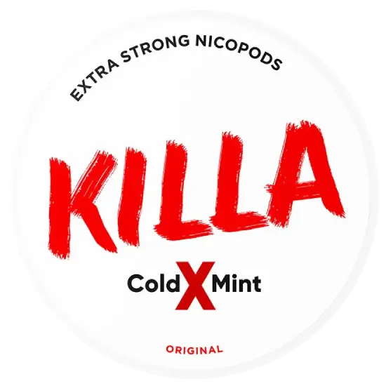 KILLA Cold X Mint – κουτί σακουλακιών νικοτίνης