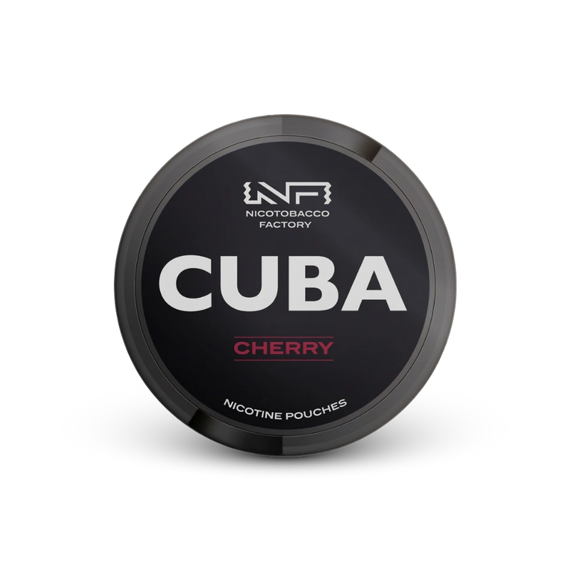 Cuba Black Cherry – can of nicotine pouches