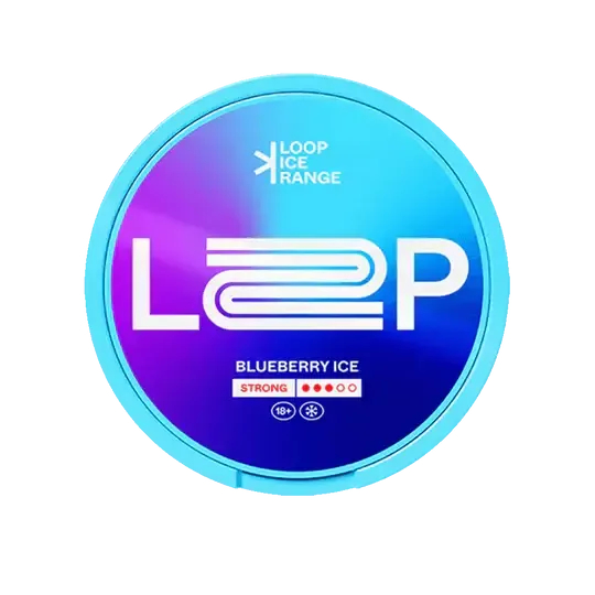 LOOP Ice Range Blueberry Ice Νικοτινικά Φακελάκια Δόση Ισχυρή Ένταση