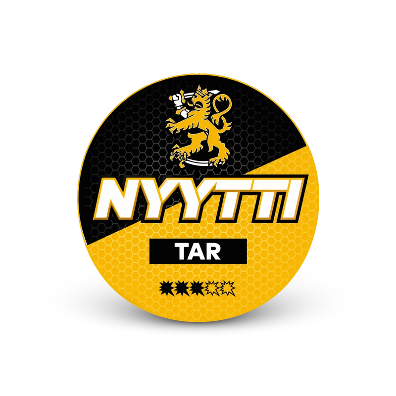 Nyytti Tar – can of nicotine pouches