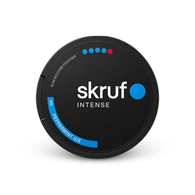 SKRUF Intense Peppermint Ice S4 – κουτί με φακελάκια νικοτίνης