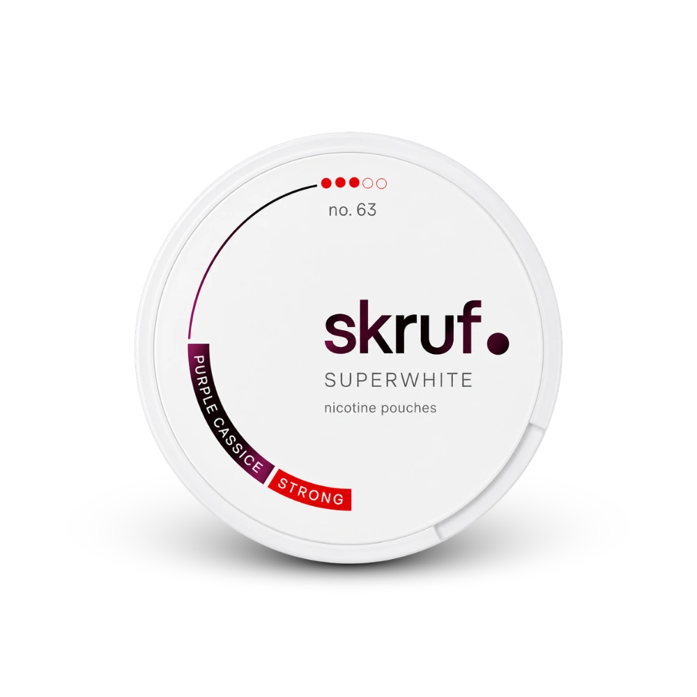 SKRUF Purple Cassic S3 – lata de bolsas de nicotina