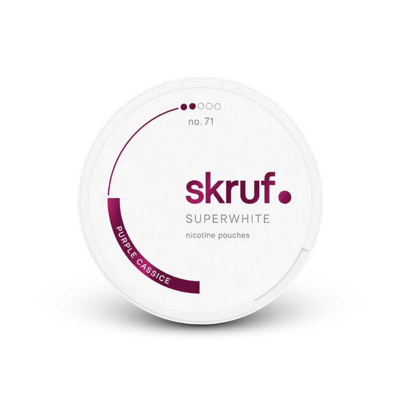 SKRUF Purple Cassice S2 – κουτί με φακελάκια νικοτίνης