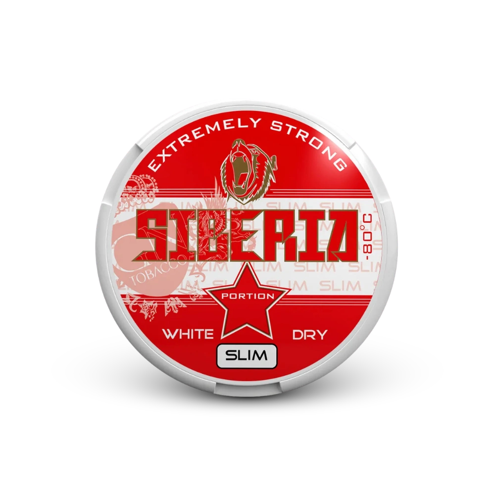 Siberia 80 Slim – can of nicotine pouches