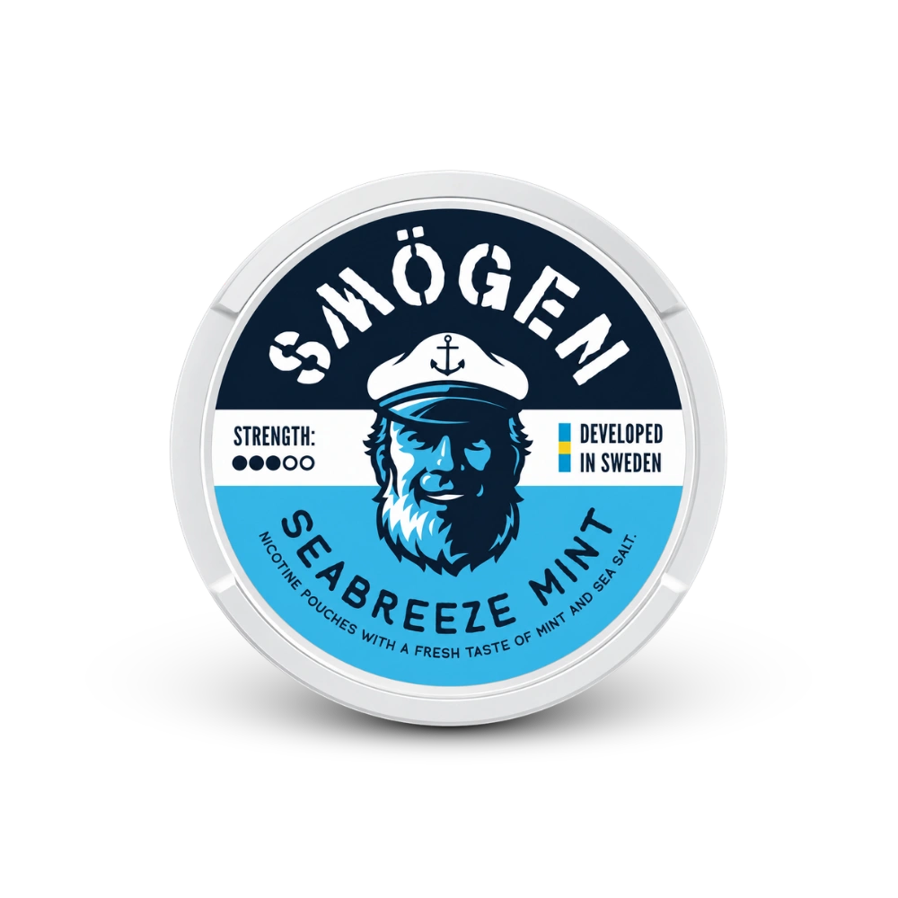 Smögen Seabreeze Mint – can of nicotine pouches