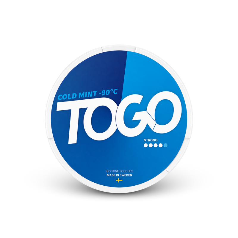 TOGO Cold Mint -90°C – can of nicotine pouches
