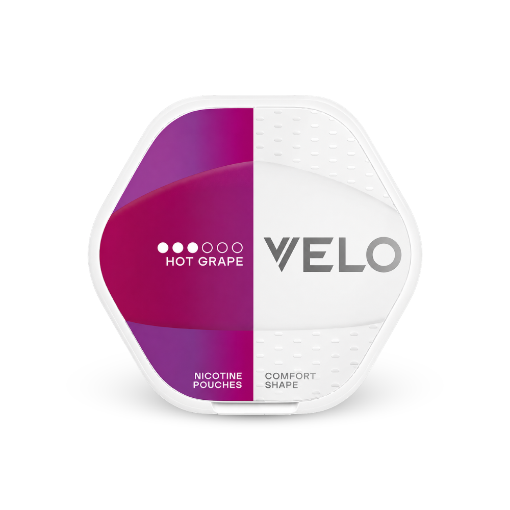 VELO Shift Hot Grape – lata de bolsas de nicotina