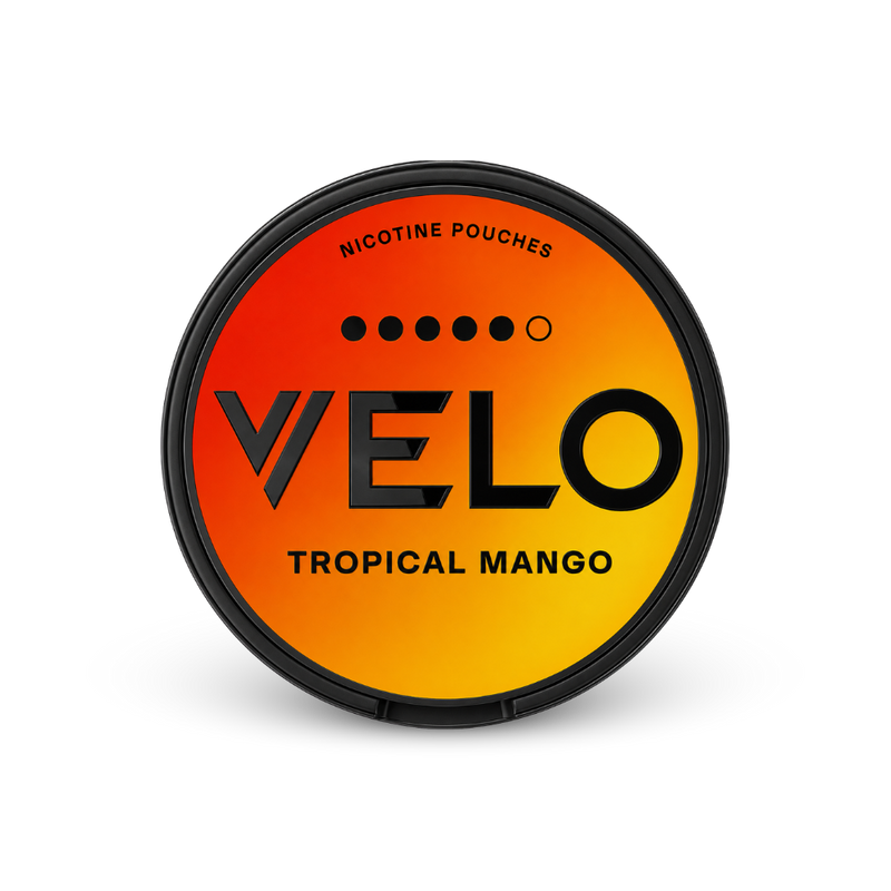 VELO Tropical Mango High Nic – κουτί σακουλακίων νικοτίνης