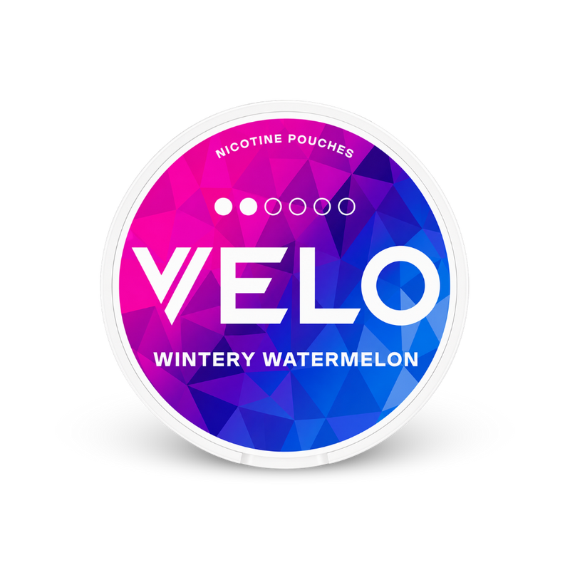 VELO Wintery Watermelon Mini – lata de bolsas de nicotina