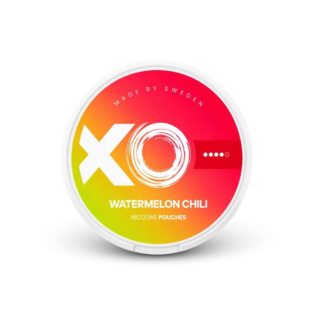 XO Watermelon Chili – can of nicotine pouches