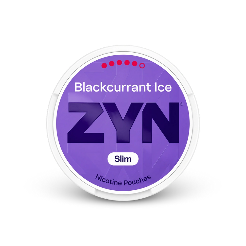 ZYN Blackcurrant Ice Slim S5 – κουτί με σακουλάκια νικοτίνης