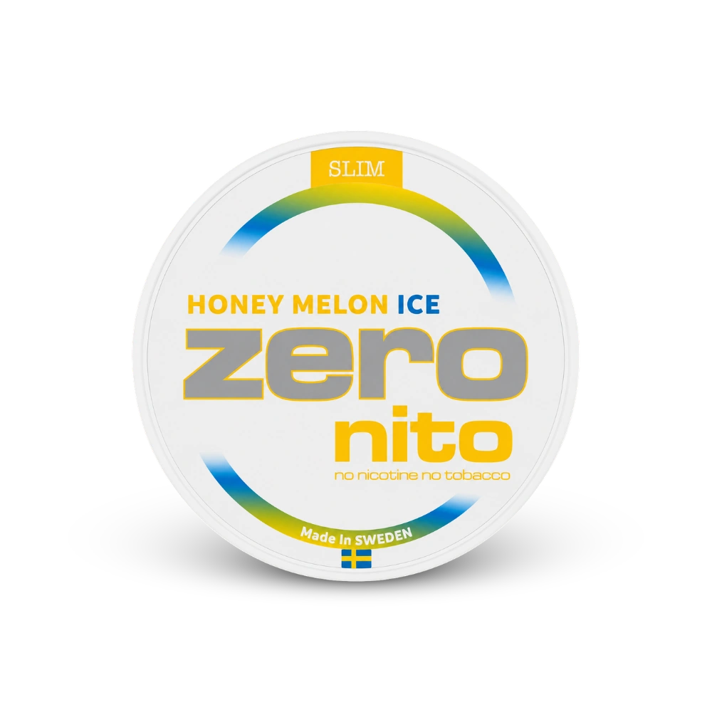 Zeronito Honey Melon Ice Slim – can of nicotine pouches