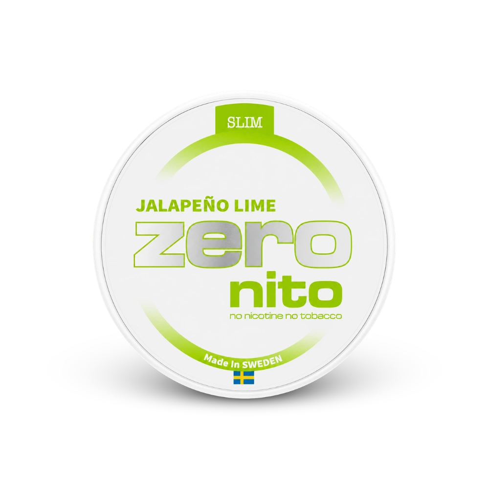 Zeronito Jalapeno Lime Slim – can of nicotine pouches
