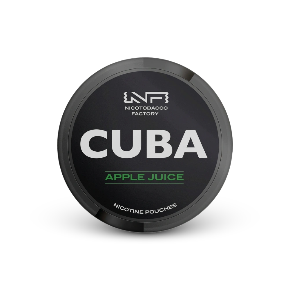 Cuba Black Apple Juice – κουτάκι με σακουλάκια νικοτίνης