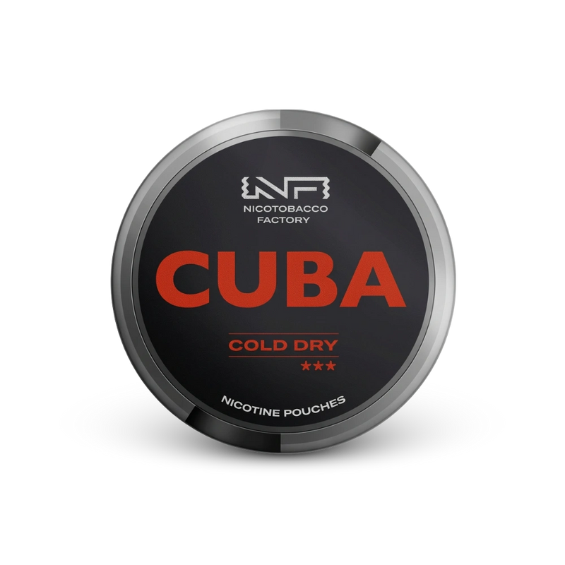 Cuba Black Cold Dry – κουτί με σακουλάκια νικοτίνης