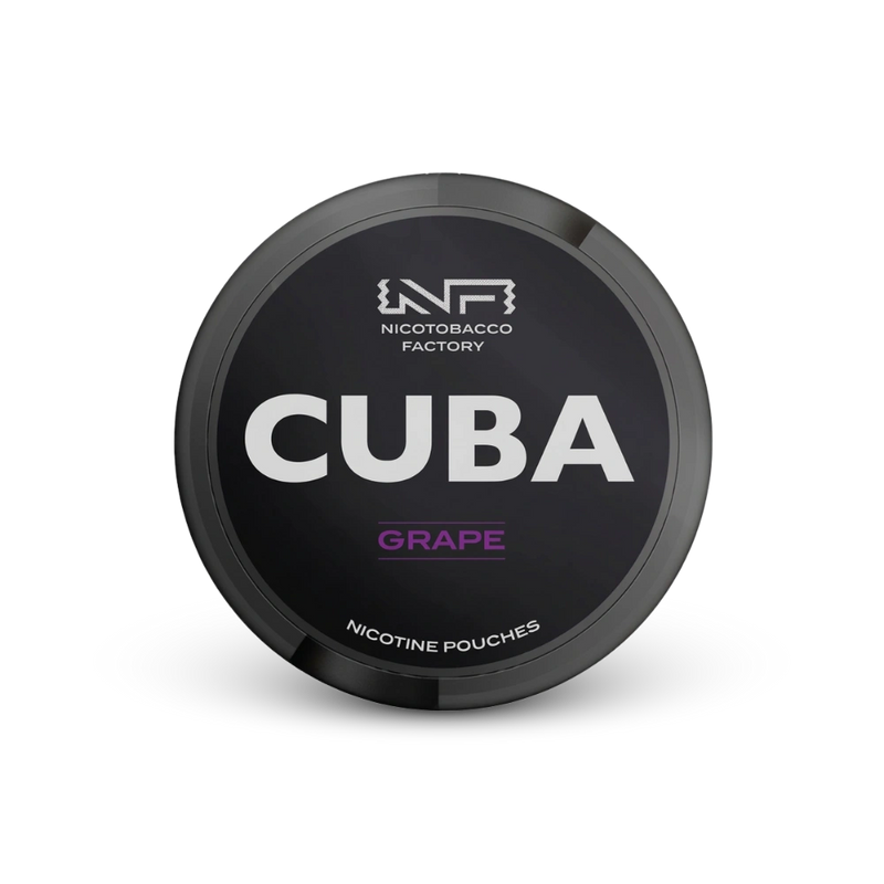 Cuba Black Grape – can of nicotine pouches