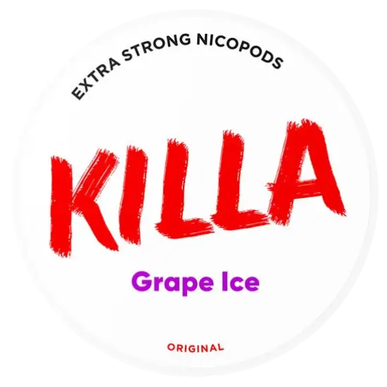 KILLA Grape Ice – can of nicotine pouches