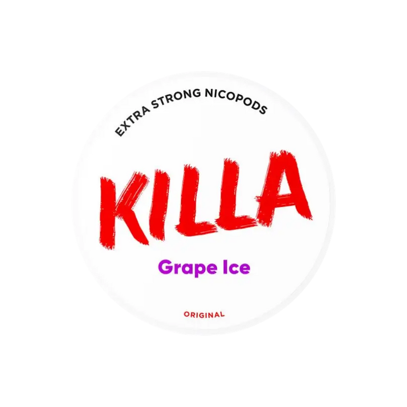 KILLA Grape Ice – blikje nicotinezakjes
