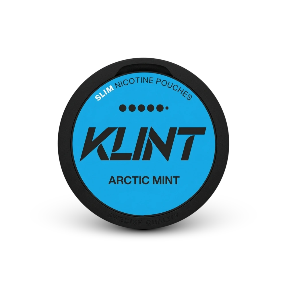 KLINT Artic Mint X-Strong – can of nicotine pouches
