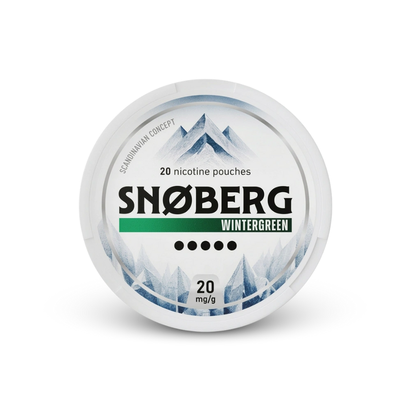 SNOBERG WinterGreen 13mg – κουτί με σακουλάκια νικοτίνης