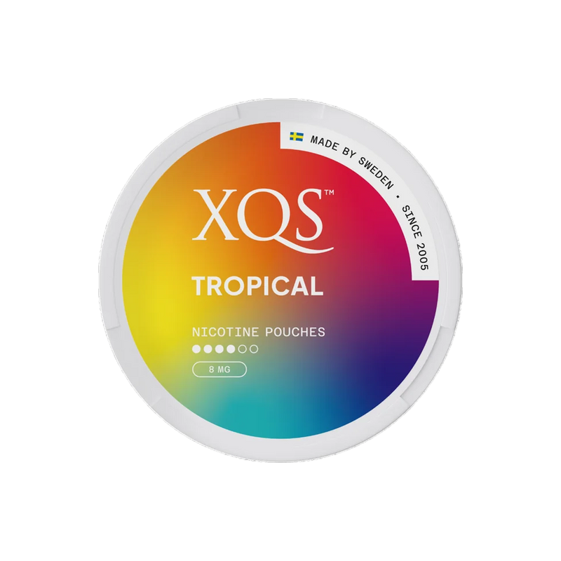 XQS TROPICAL nicotine pouches can