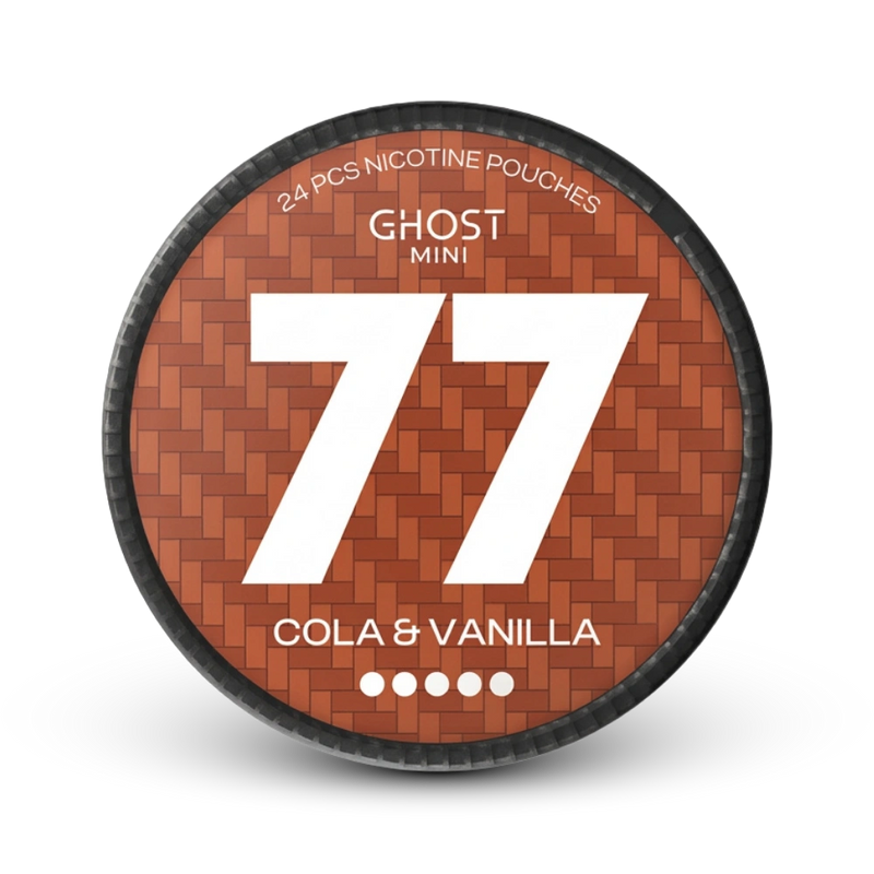 Ghost Mini Nicotine Pouches 77 Cola & Vanilla, 24 Stück, Extra Strong Geschmack