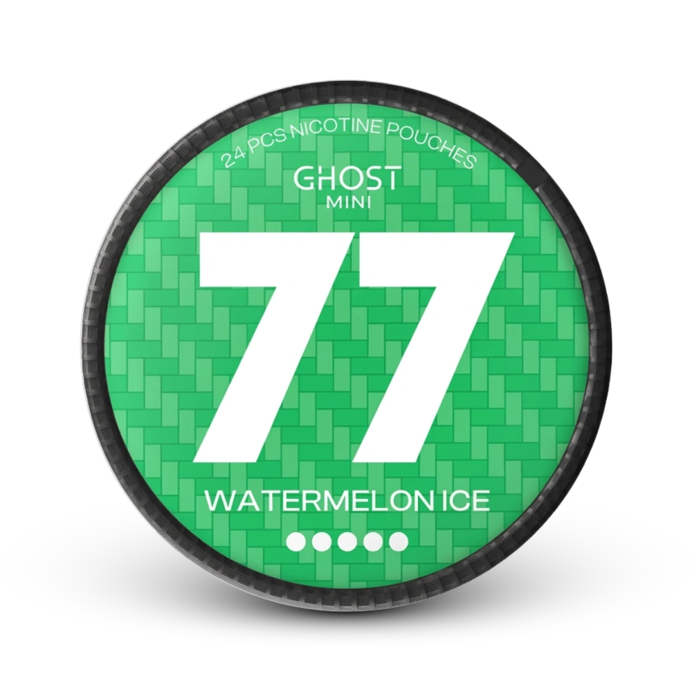 Ghost Mini 77 Watermelon Ice Nicotine Pouches, 24er Dose, Wassermelone-Eis Geschmack