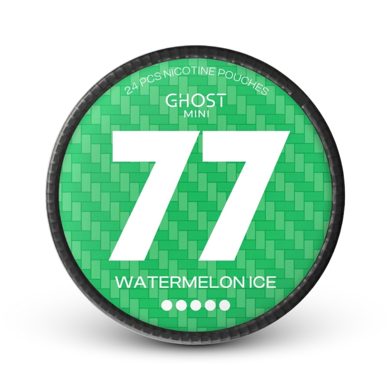Ghost Mini 77 Watermelon Ice Nicotine Pouches, 24er Dose, Wassermelone-Eis Geschmack