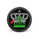 Baron Wintergreen – nicotine pouch can