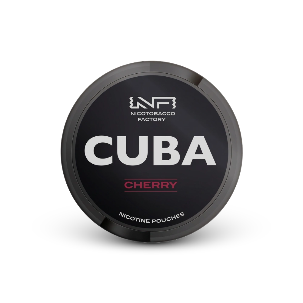 Cuba Black Cherry – can of nicotine pouches