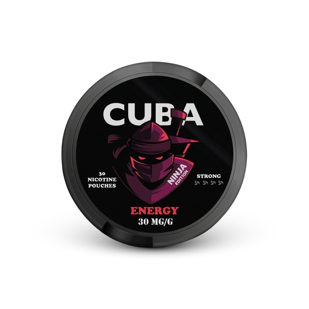 Cuba Ninja Energy – lata de poções de nicotina