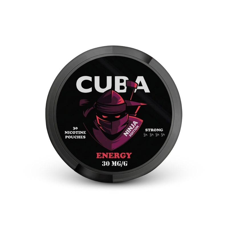 Cuba Ninja Energy – lata de poções de nicotina