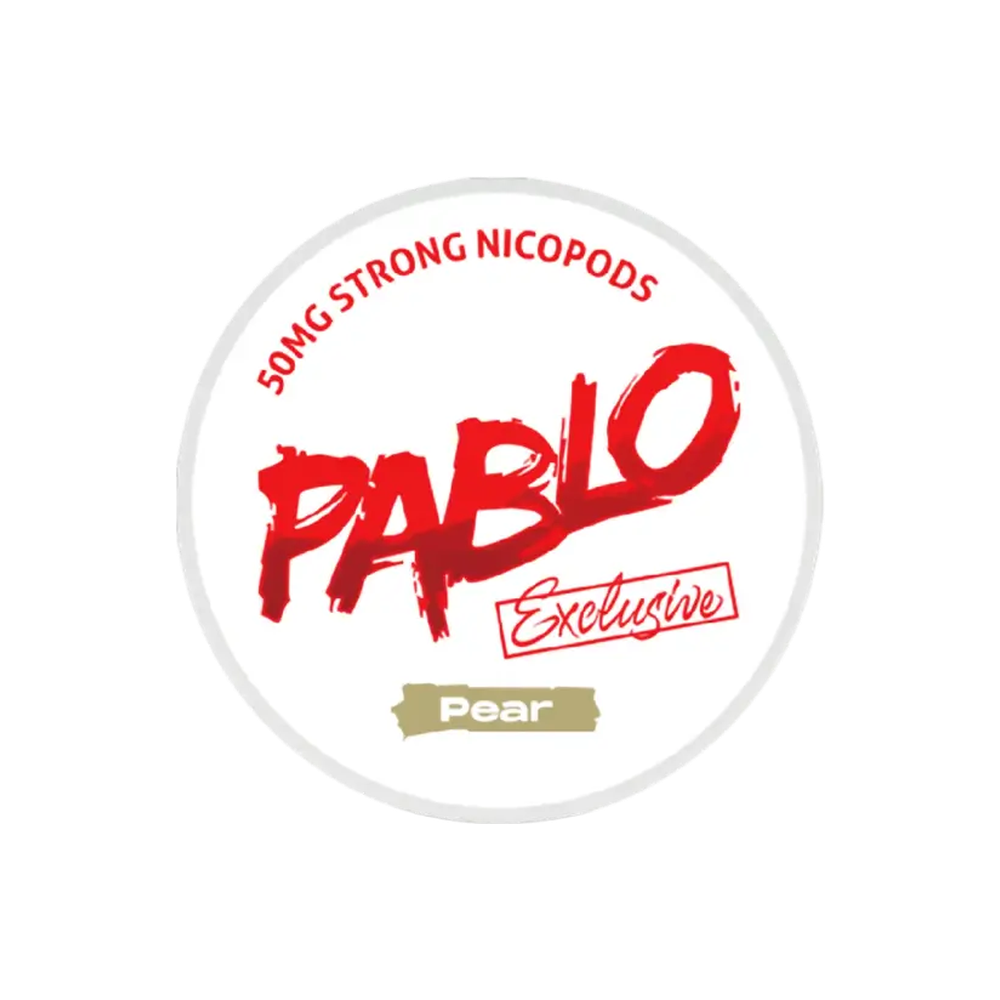 PABLO Exclusive Pear Strong – can of nicotine pouches
