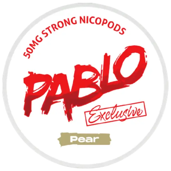 PABLO Exclusive Pear Strong – can of nicotine pouches