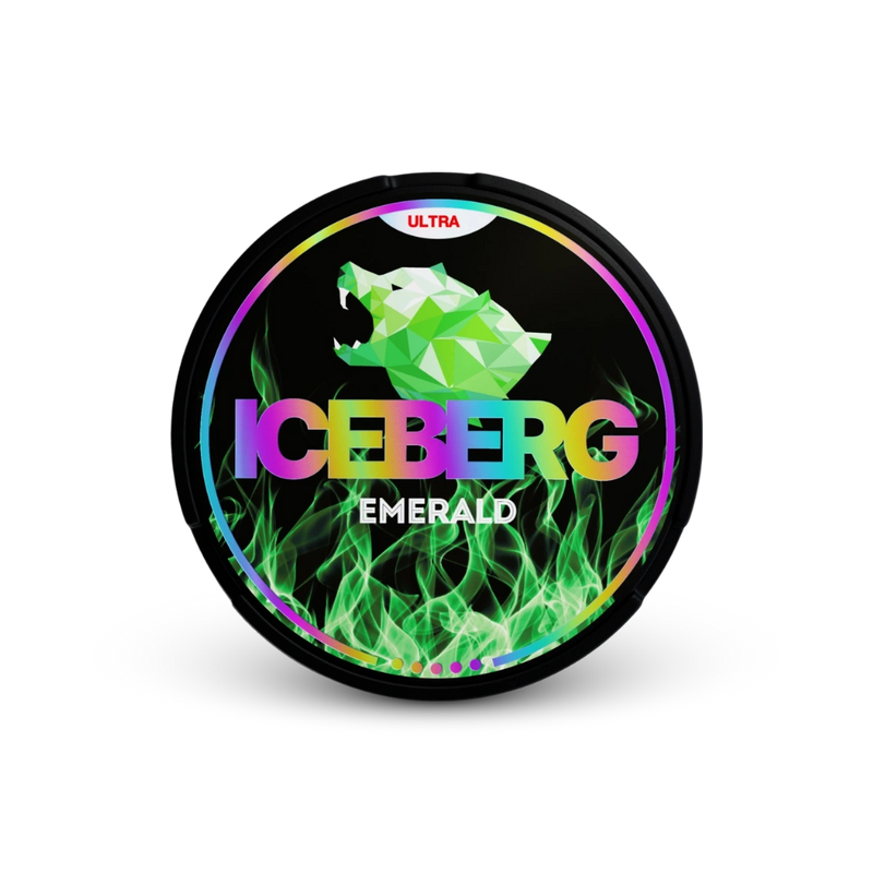 Iceberg Emerald – can of nicotine pouches