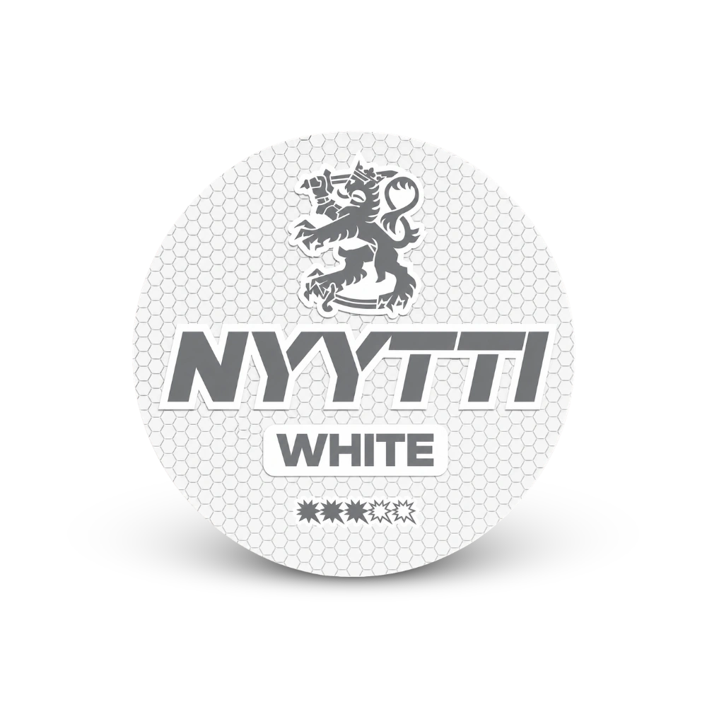 Nyytti White – can of nicotine pouches