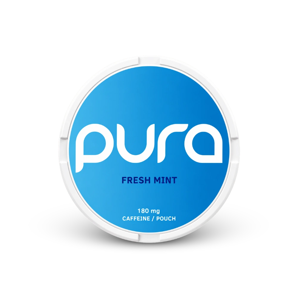 Pura Energy Fresh Mint 180mg – can of nicotine pouches