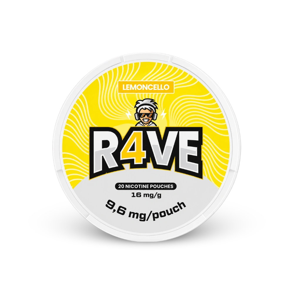 RAVE Lemoncello 16mg – can of nicotine pouches