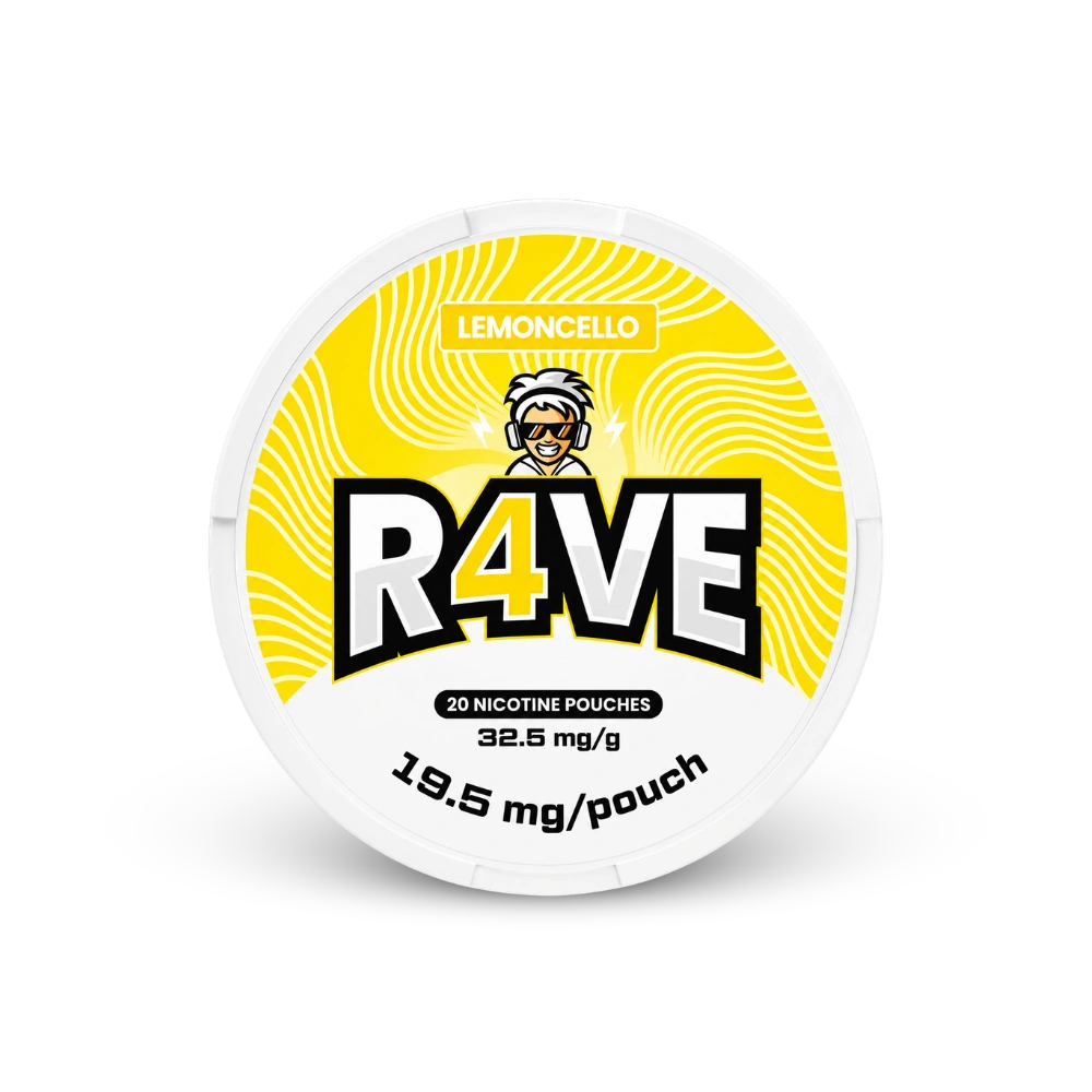 RAVE Lemoncello 32.5mg – can of nicotine pouches