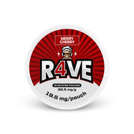 RAVE Merry Cherry 32.5mg – can of nicotine pouches