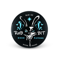 RaBBiT Blue Ice X-Strong – can of nicotine pouches