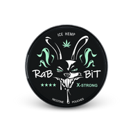 RaBBiT Ice Hemp X-Strong – can of nicotine pouches