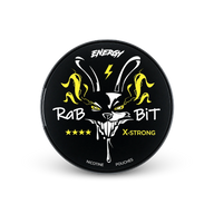 Rabbit Energy – can of nicotine pouches