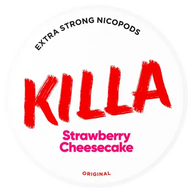 KILLA Strawberry Cheesecake – lata de bolsas de nicotina