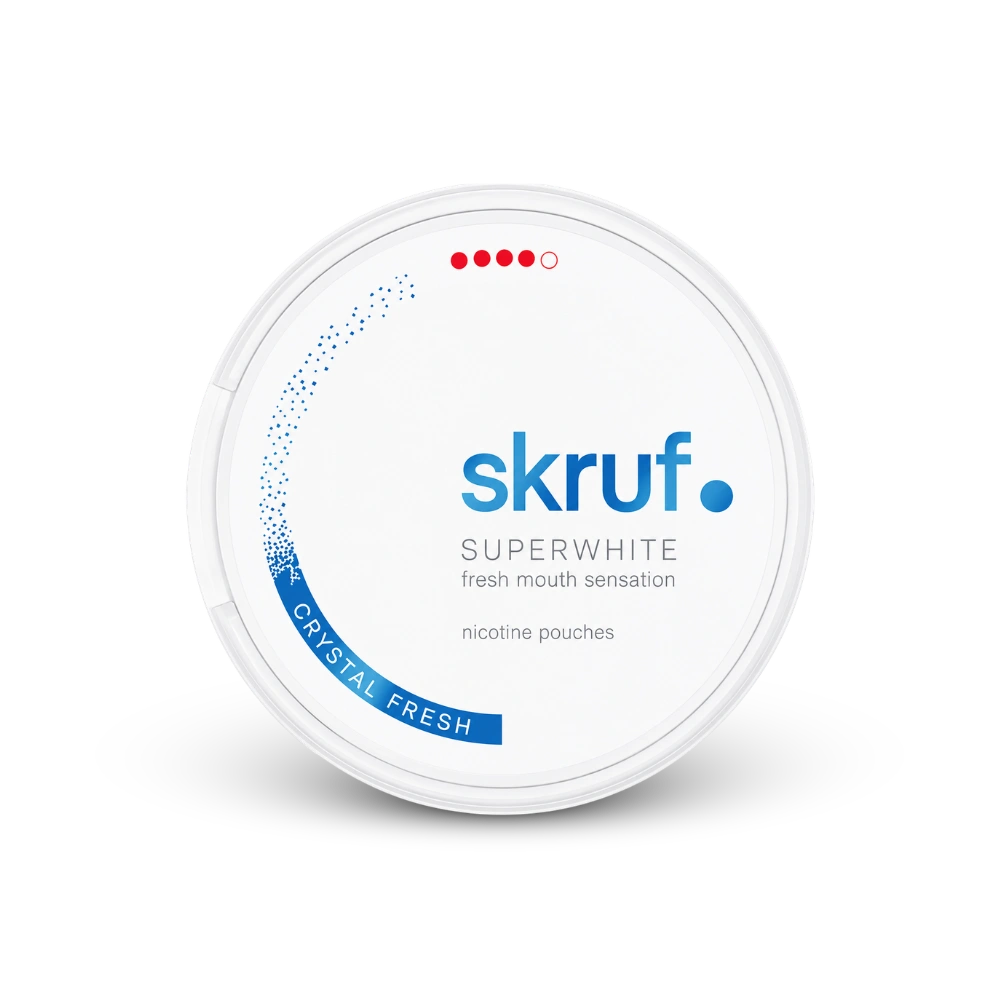 SKRUF Crystal Fresh Extra Strong – κουτί με σακουλάκια νικοτίνης