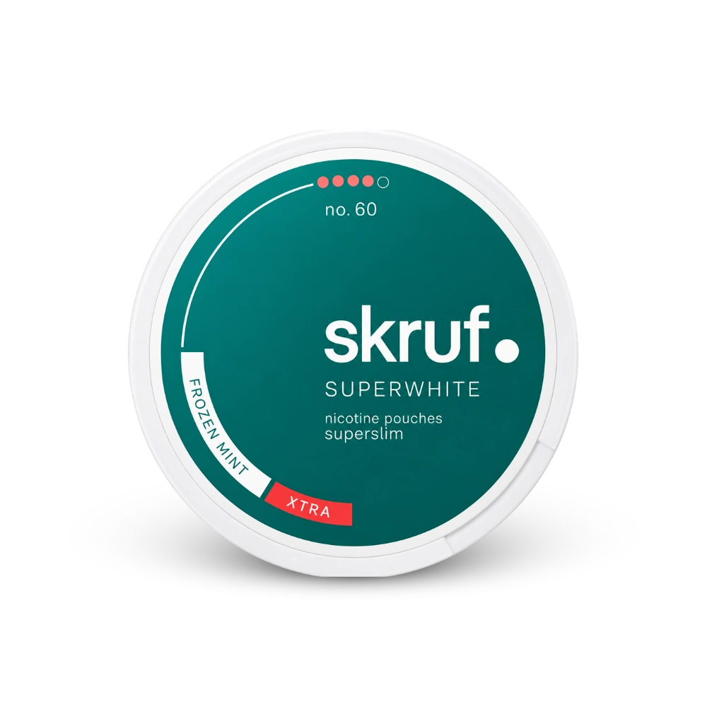 SKRUF Frozen Mint Superslim S4 – lata de sachês de nicotina