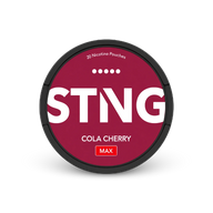 STNG Cola Cherry MAX – can of nicotine pouches
