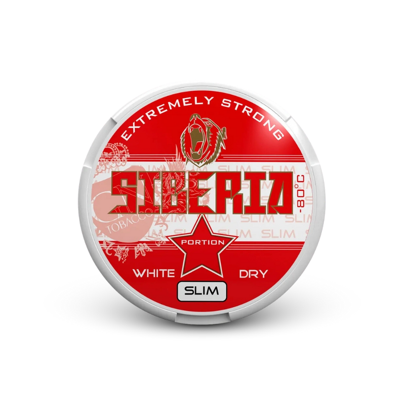 Siberia 80 Slim – can of nicotine pouches