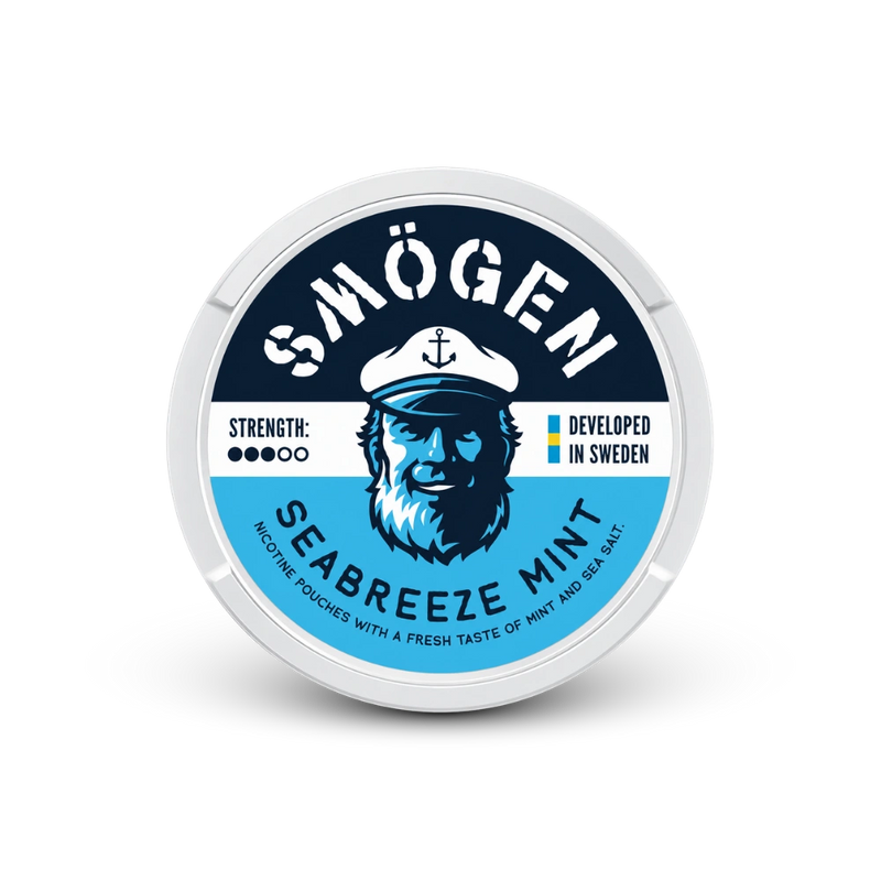 Smögen Seabreeze Mint – can of nicotine pouches